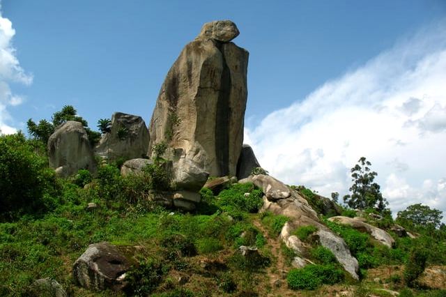 The Crying Stone of Ilesi rock formation in Western Kenya