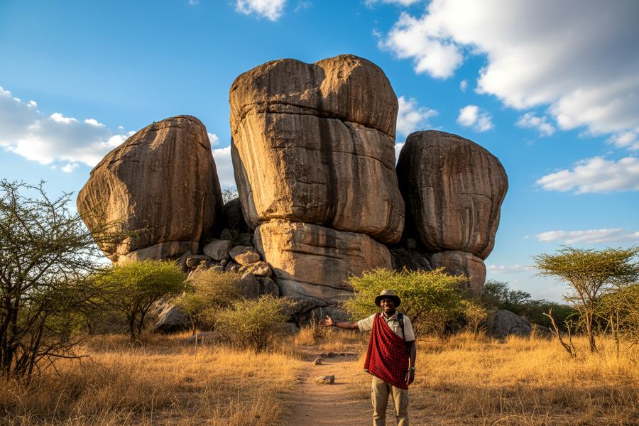 The Kit Mikayi rock formation near Kisumu